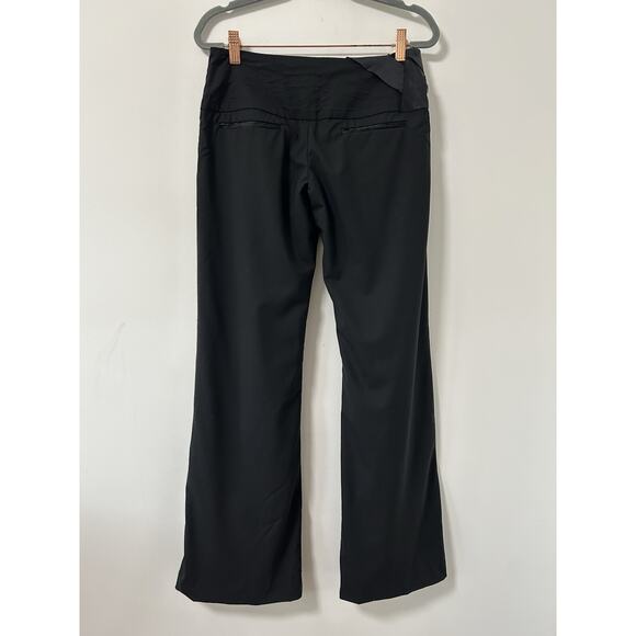 Wide Leg Full Length Trouser Pants Silk Stretch Goth Emo Witchy Size 2 Womens - Picture 5 of 11